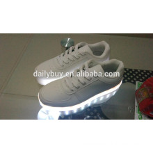 Unisex women men USB charging light flashing LED sneaker shoes
